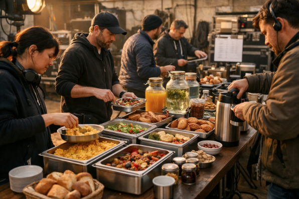 Catering zéro déchet sur une production avec repas servis en contenants réutilisables