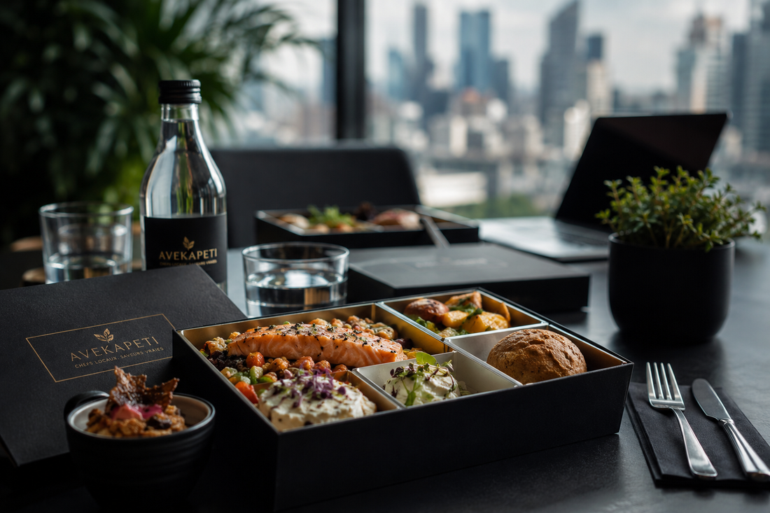Plateaux repas haut de gamme pour déjeuner d’entreprise